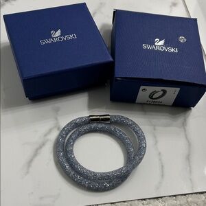 Swarovski Silver-Tone Crystal Bracelet